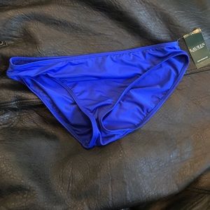NWT Ralph Lauren royal blue swim bikini bottoms 💙